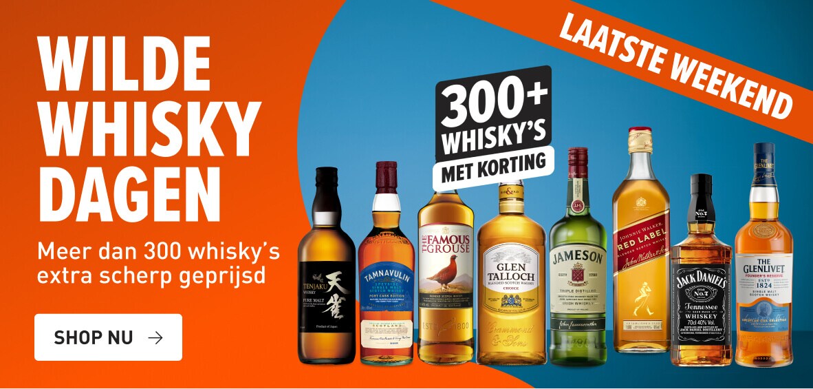 Wilde Whisky dagen meer dan 300 whiskys met korting laatste week!end